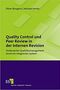 Quality Control und Peer Review in der interne Revision