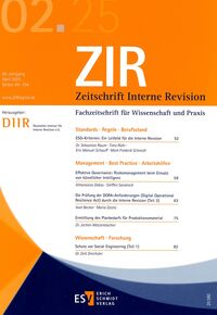 ZIR Zeitschrift Interne Revision