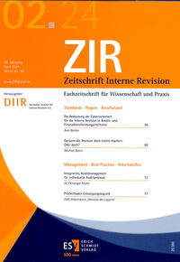 ZIR Zeitschrift Interne Revision
