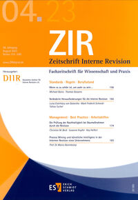 ZIR Zeitschrift Interne Revision