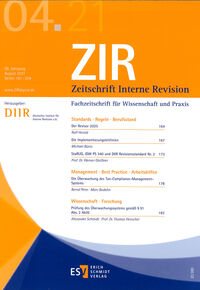 ZIR Zeitschrift Interne Revision