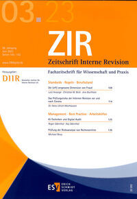 ZIR Zeitschrift Interne Revision